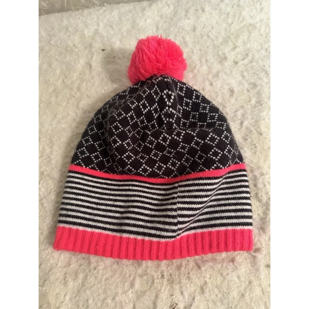 Under Armour Youth Pom Pom Pink Beanie